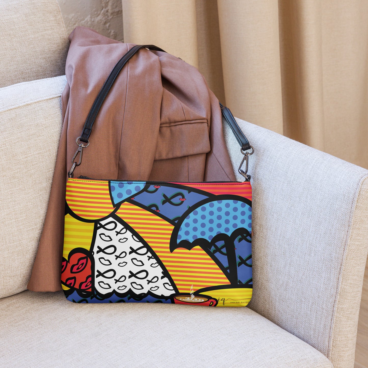 Rainbow Happy Beach Clutch/Shoulder Go Bag